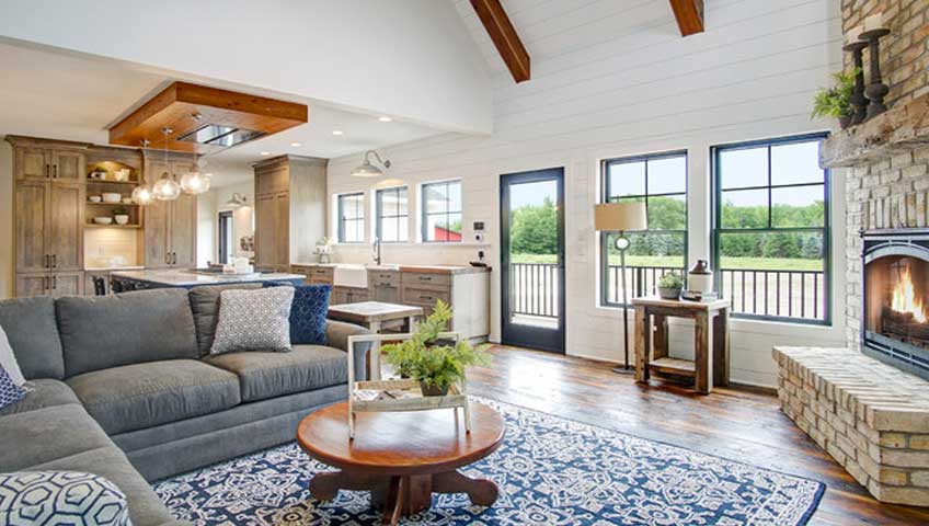 how to decorate a modern farmhouse living room