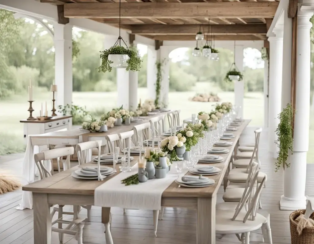 White-Washed Serenity Tables
